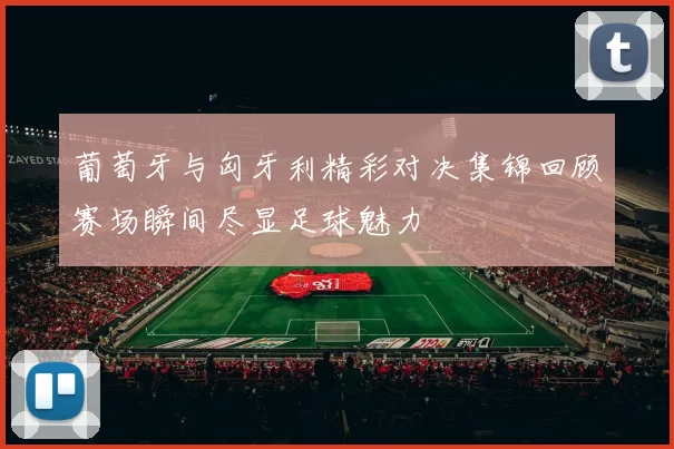 葡萄牙与匈牙利精彩对决集锦回顾赛场瞬间尽显足球魅力